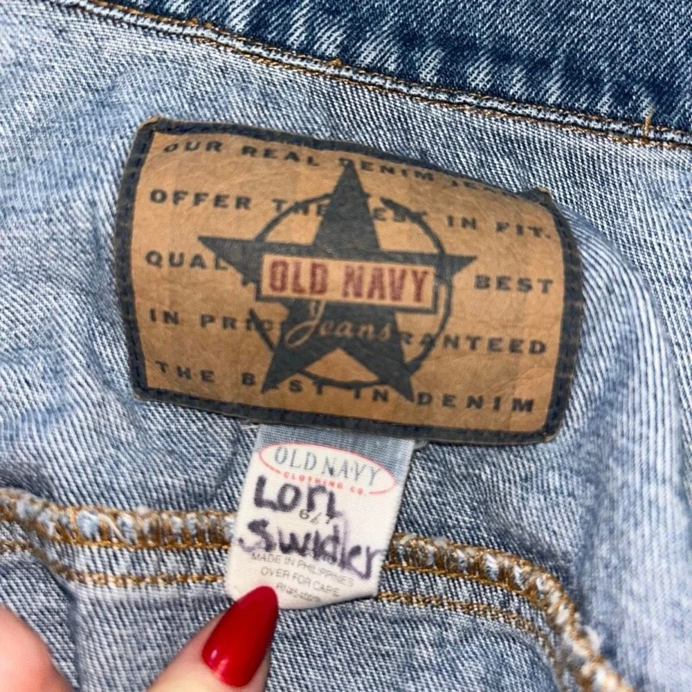 Vintage 90s Kids Blue denim jacket size 6/7
